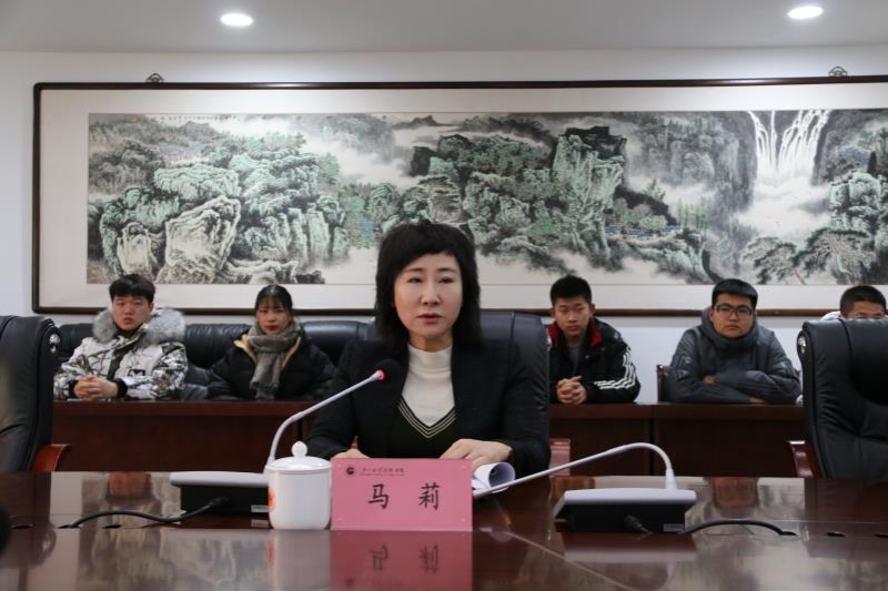 唐山职业技术学院副院长马莉致辞